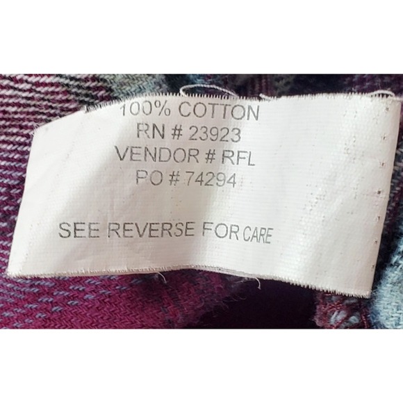 Bit & Bridle Flannel Shirt Men's Plaid Long Sleeve Size XL Button Down - Picture 8 of 10